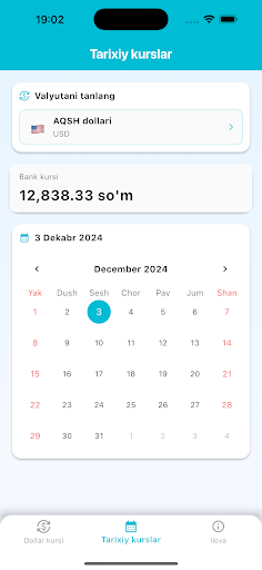 Dollar kursi — skrinshot 7