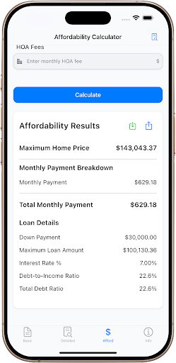 Mortgage Calculator — skrinshot 3