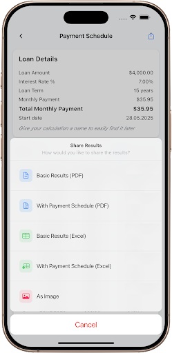 Mortgage Calculator — skrinshot 5