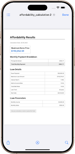 Mortgage Calculator — skrinshot 8