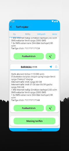 USSD kodlar — skrinshot 4